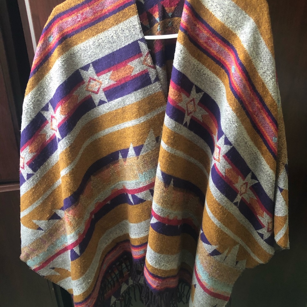 Forever21 Tribal Poncho